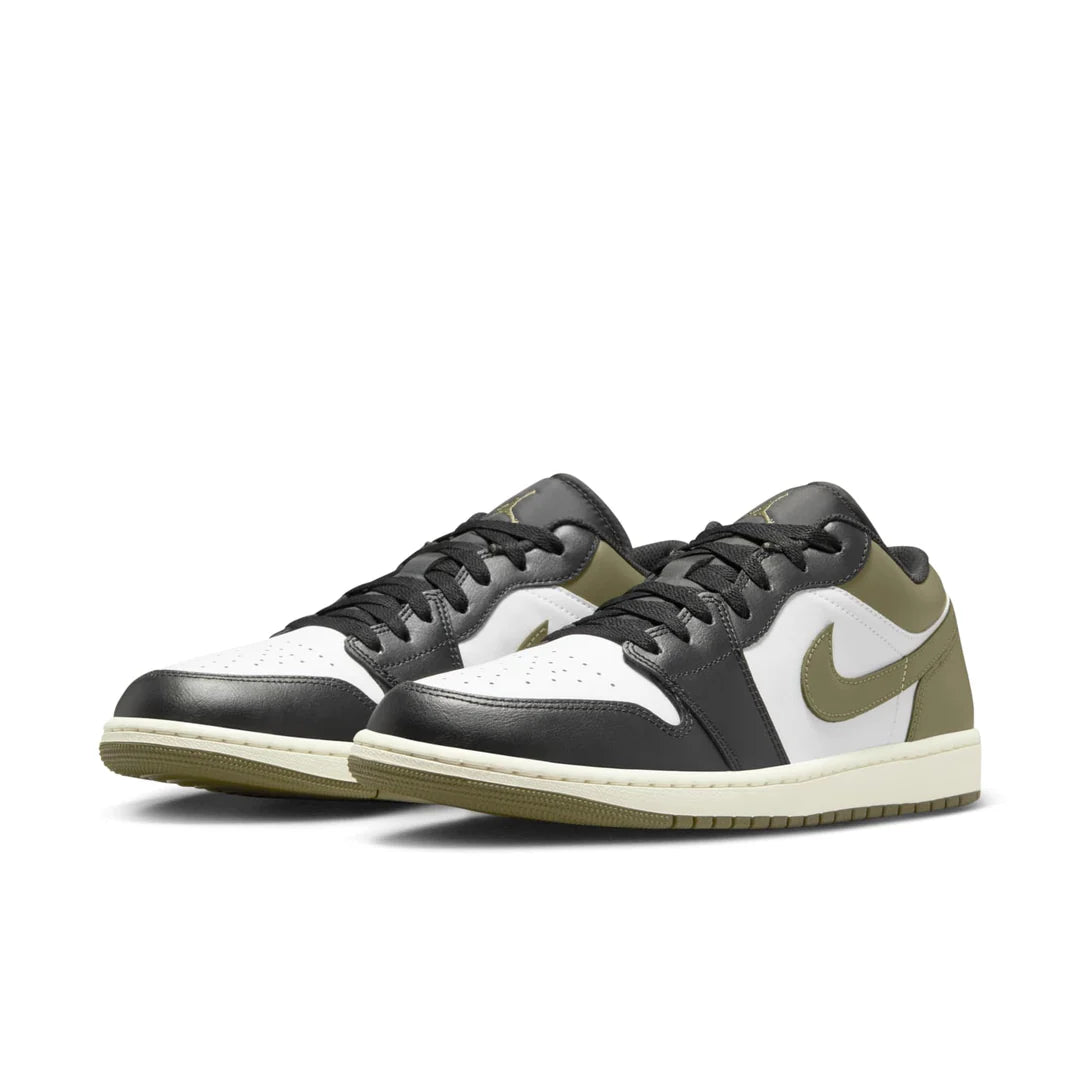 Air Jordan 1  Low 'Black Toe Medium Olive'