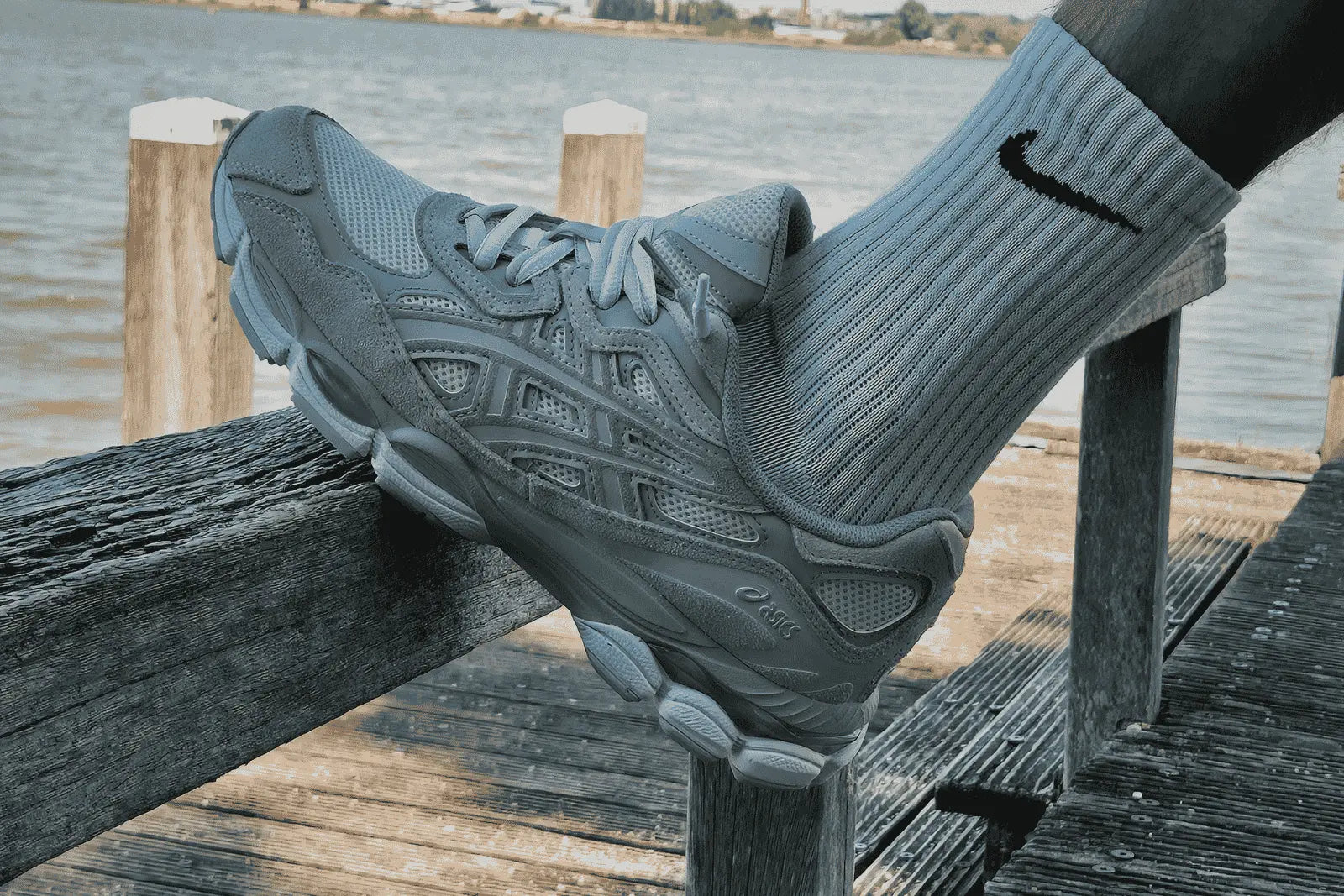 [mobile] ASICS Gel-NYC 'Cream Cloud Grey' 4