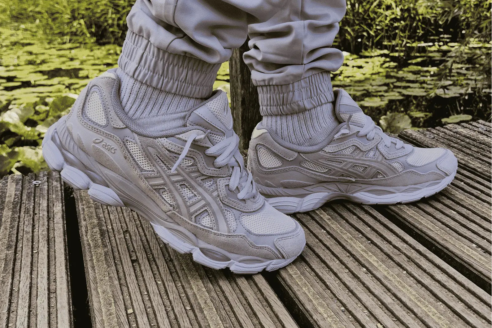 [mobile] ASICS Gel-NYC 'Cream Cloud Grey' 7