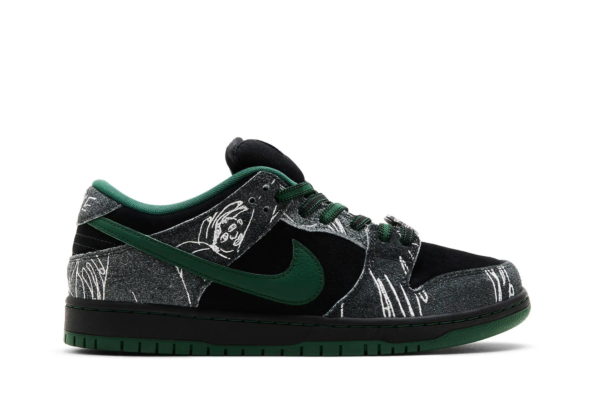Nike Dunk Low SB x There Sketaboards 'Anthracite'